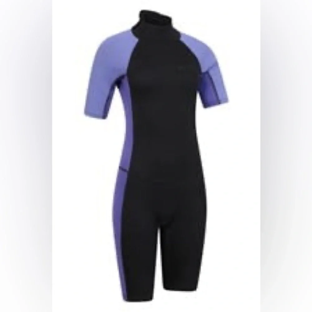 Mountain Warehouse Shorty Womens 2.5/2mm Purple Wetsuit size 8-10 NWT
